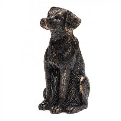 Plant Stake Topper: Antique Bronze Labrador