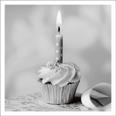 Candle in Cupcake Card