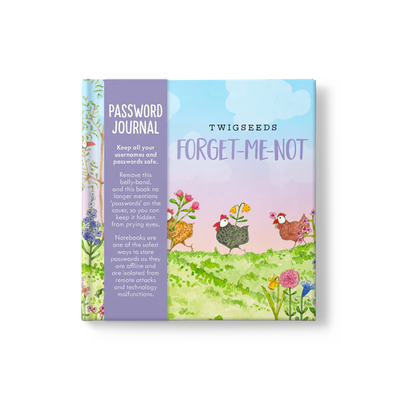 Twigseeds - Forget-Me-Not Password Journal