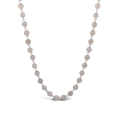 La Pierre - Rose Quartz Necklace 80cm