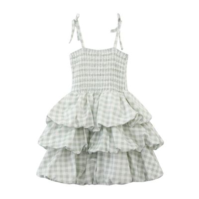Cracked Soda - Sage Bubble Dress (available in 8 sizes)