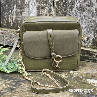 Black Caviar Cynthia Handbag - Olive