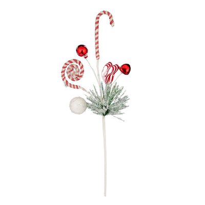 Candy Cane/Bell Spray
