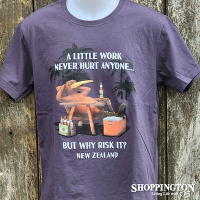 NZ Made Clothing - A Little Work - T-Shirt