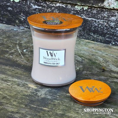 WoodWick Vanilla &amp; Sea Salt Medium