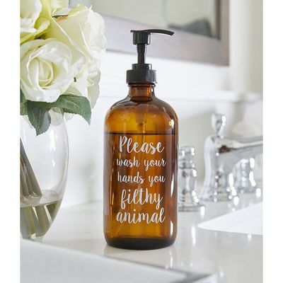 Soap Bottle - Filthy Animal &ndash; Amber