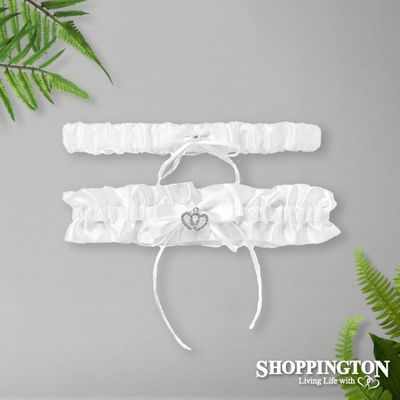 Wedding - Twin Garter Set