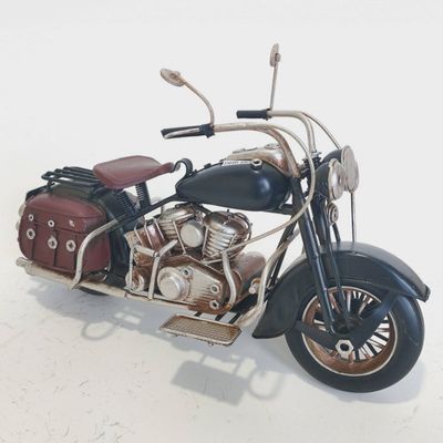 Die Cast Metal Replica Saddlebag Motorbike