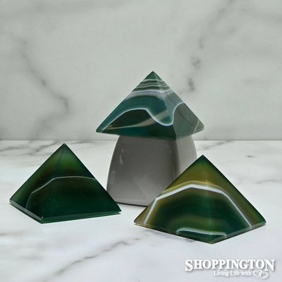 Z Range - Agate Pyramids - Green