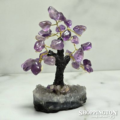 Crystal Gemstone Tree - Amethyst 12cm