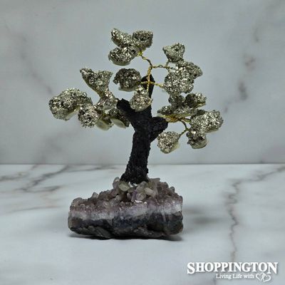 Crystal Gemstone Tree - Pyrite 12cm