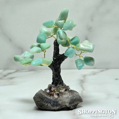Crystal Gemstone Tree - Amazonite 12cm