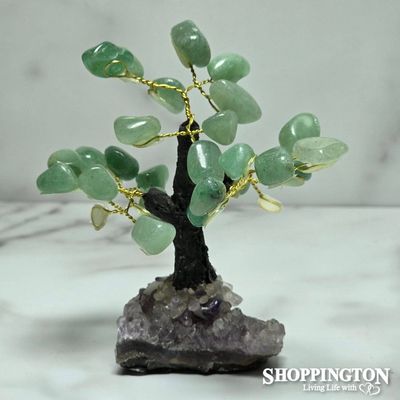 Crystal Gemstone Tree - Aventurine 12cm