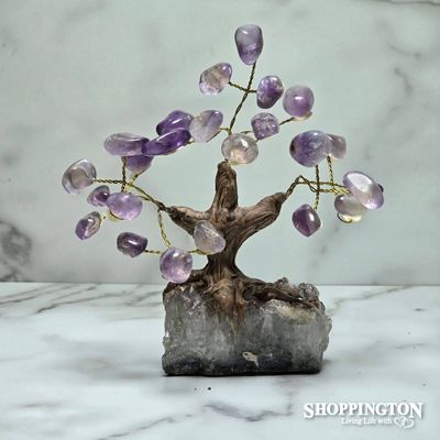 Crystal Gemstone Tree - Amethyst 19cm