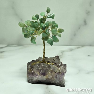Crystal Gemstone Tree - Aventurine 10cm