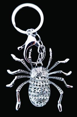 Keyring - Giant Diamante Spider