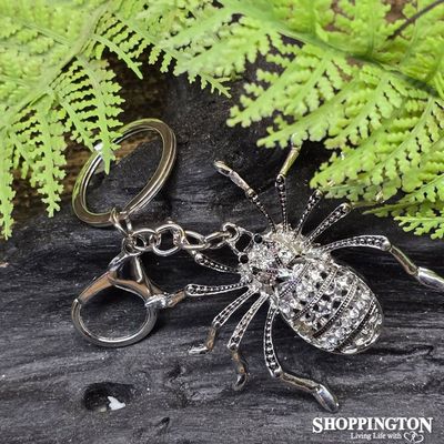 Keyring - Giant Diamante Spider