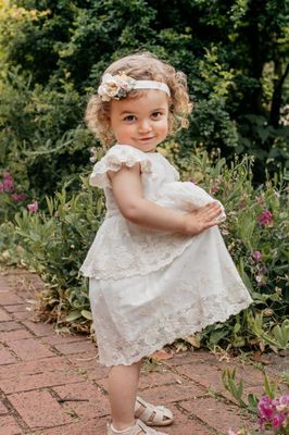 Miss Rose Sister Violet - Blossom Baby Dress