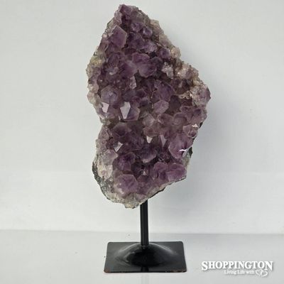 Amethyst Druze on Metal Stand #2