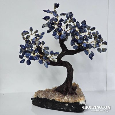 Crystal Gemstone Tree - Lapis Citrine Base
