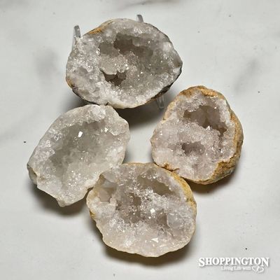 White Quartz Geode (half) small