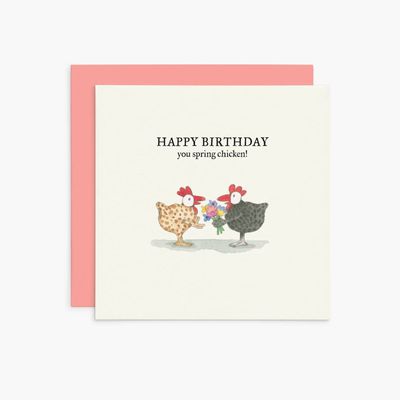 Gift Card - Twigseeds Happy Birthday Spring Chicken