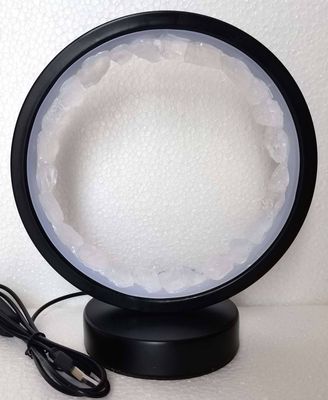 Gemstone  LED Lamp - Clear Quartz