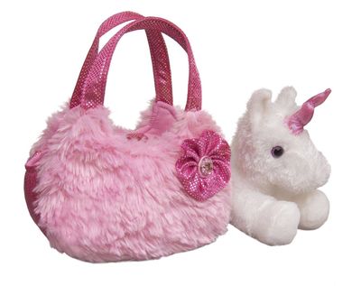 Fancy Pals Pet Carrier - Plush Unicorn