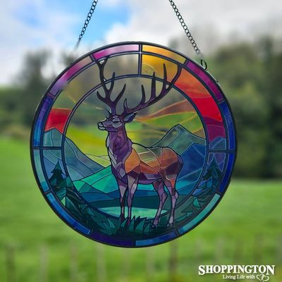 Stained Glass Hanger - Deer