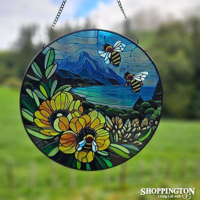 Stained Glass Hanger - Bee&#039;s