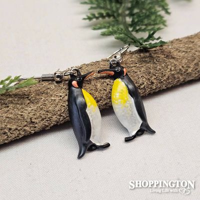 Earrings - King Penguin