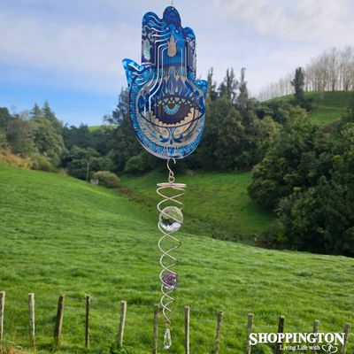 Wind Spinner Hamsa