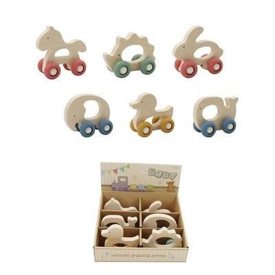 Silicone Wheel Animal Handle Car