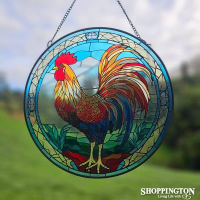 Stained Glass Hanger - Rooster