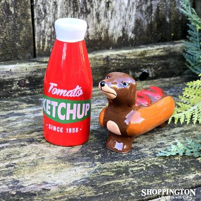 Salt &amp; Pepper - Sausage Dog &amp; Ketchup