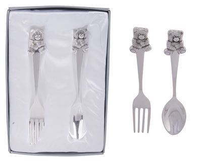 Silver Cutlery Set - 2pce