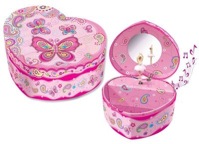 Music Jewellery Box - Heart Shaped