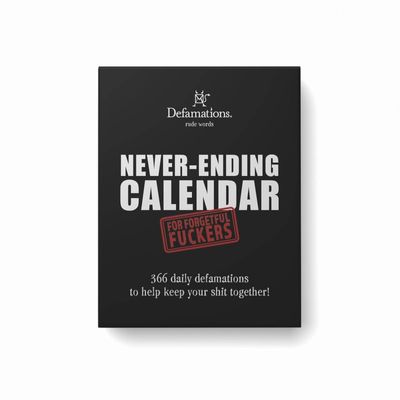 Defemations Never-Ending Calendar