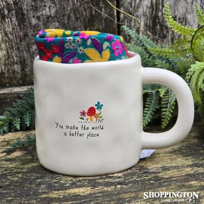 Mug &amp; Sock Set - Make The World Better