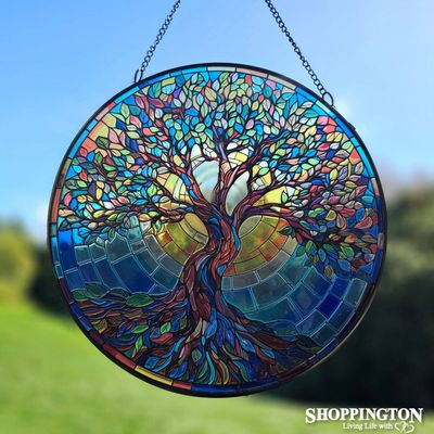 Stained Glass Hanger - Tree of Life