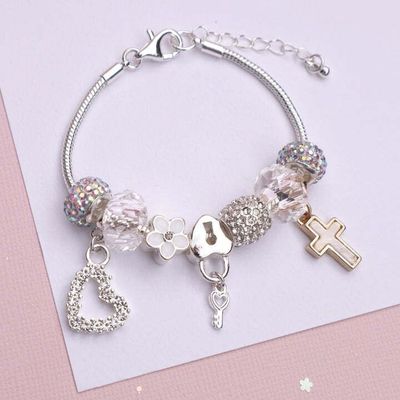 Lauren Hinkley Charm Bracelet - Cross Charm