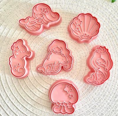 Wild Dough Stamper &amp; Cutter Set - Mermaid