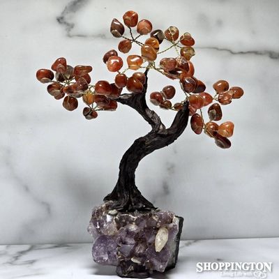 Crystal Gemstone Tree #10 - Carnelian