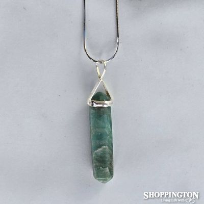 Crystal Pendant -Amazonite Double Point