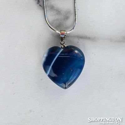 Crystal Pendant - Agate Heart