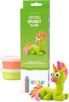 Hey Clay - 3 Can Sets - Rainbow Unicorns Sparky