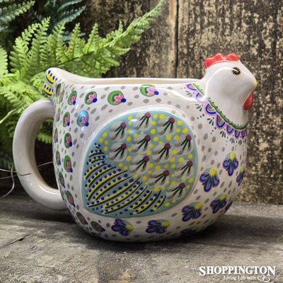 Ceramic Mug - Folk Chicken