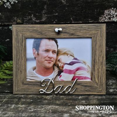 Photo Frame - Wooden Look Dad