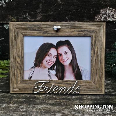 Photo Frame - Wooden Look Friends