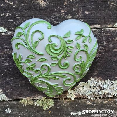 Collectable Heart - Green Vine